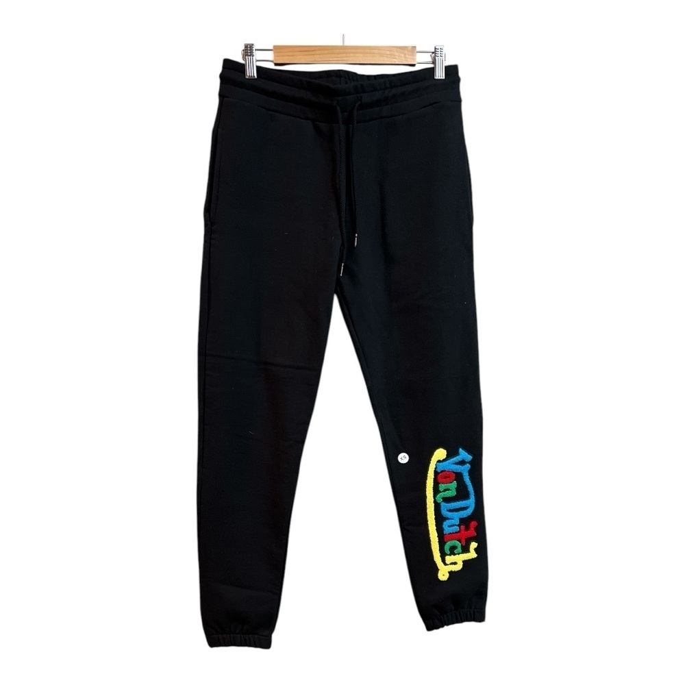 Von Dutch Black Polka Dot Jogger